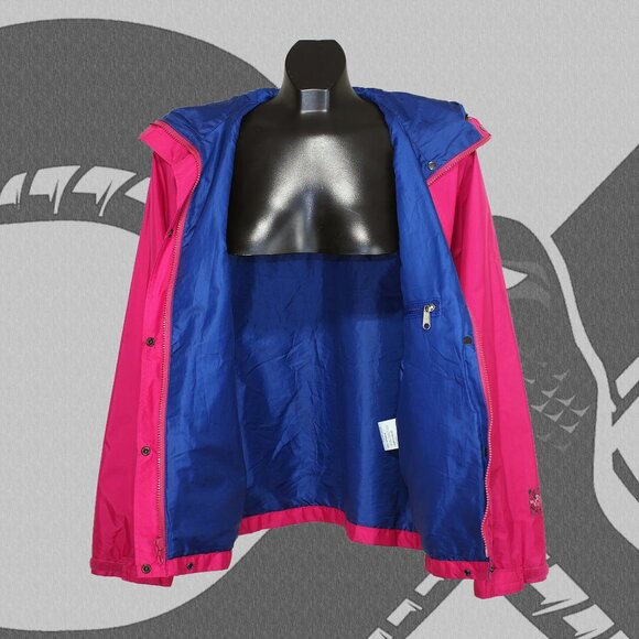 Vintage The North Face Gore-Tex Jacket 1980s Hot Pink Women's Medium Made in USA - Picture 4 of 7